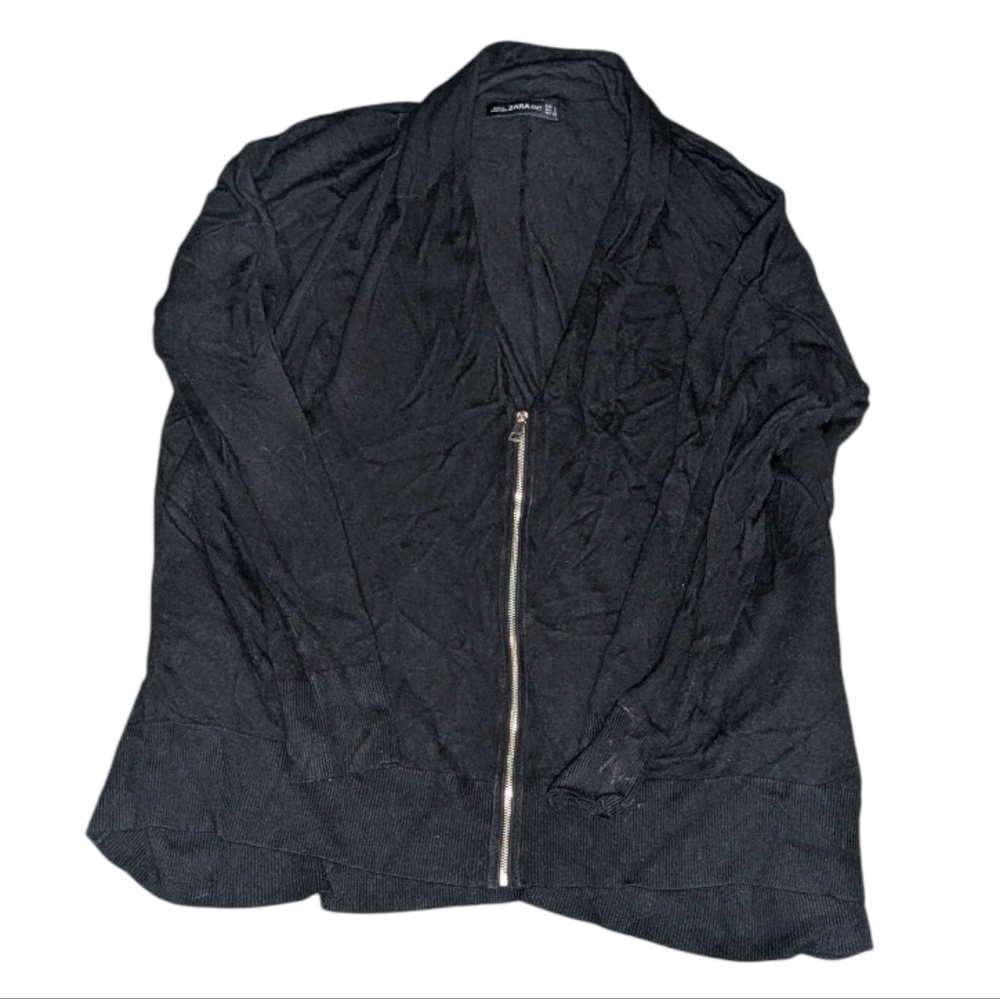 Zara Black Knitwear Cardigan